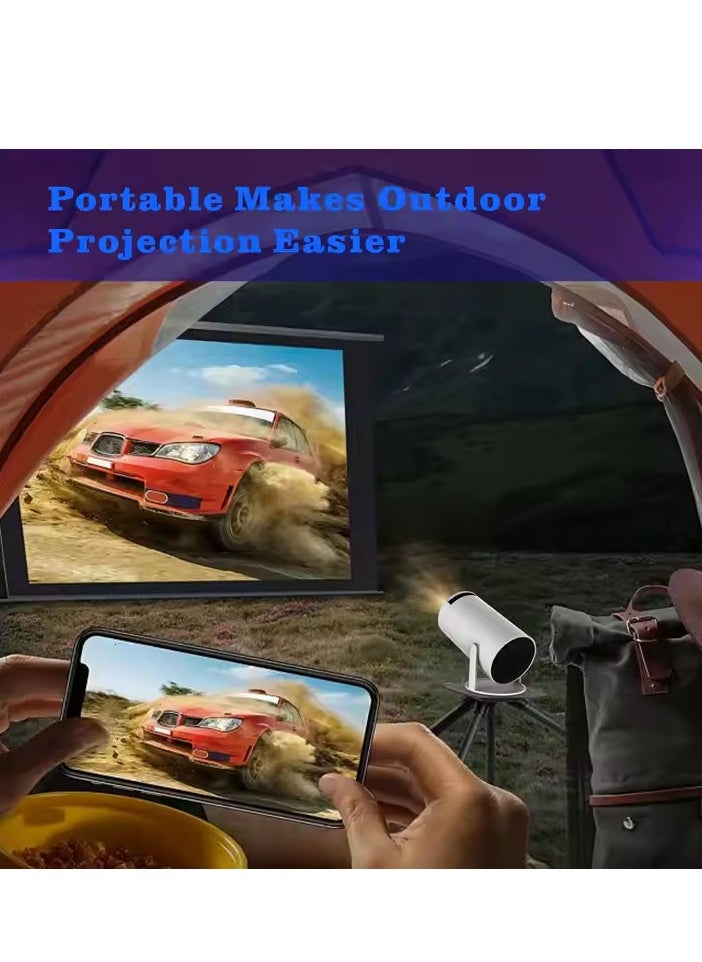 Egg - NEW Portable Projector Pocket 5G WIFI Android11.0 Support 130 Inches Home Theater Full HD 1080P for Indoor Outdoor Home Birthday Gift Compatible with TV Stick/HDMI/USB/PS5/iOS/PS4 - Image 1