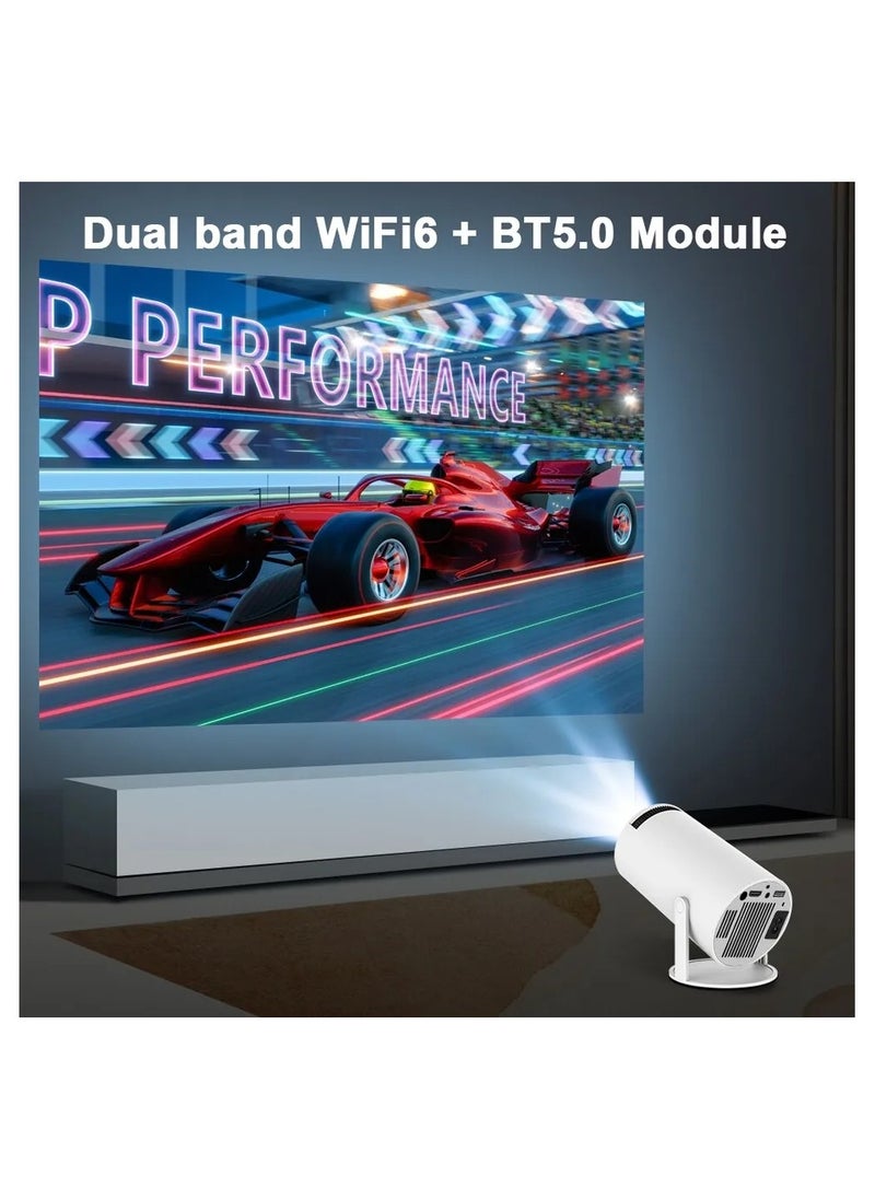 Egg - NEW Portable Projector Pocket 5G WIFI Android11.0 Support 130 Inches Home Theater Full HD 1080P for Indoor Outdoor Home Birthday Gift Compatible with TV Stick/HDMI/USB/PS5/iOS/PS4 - Image 1