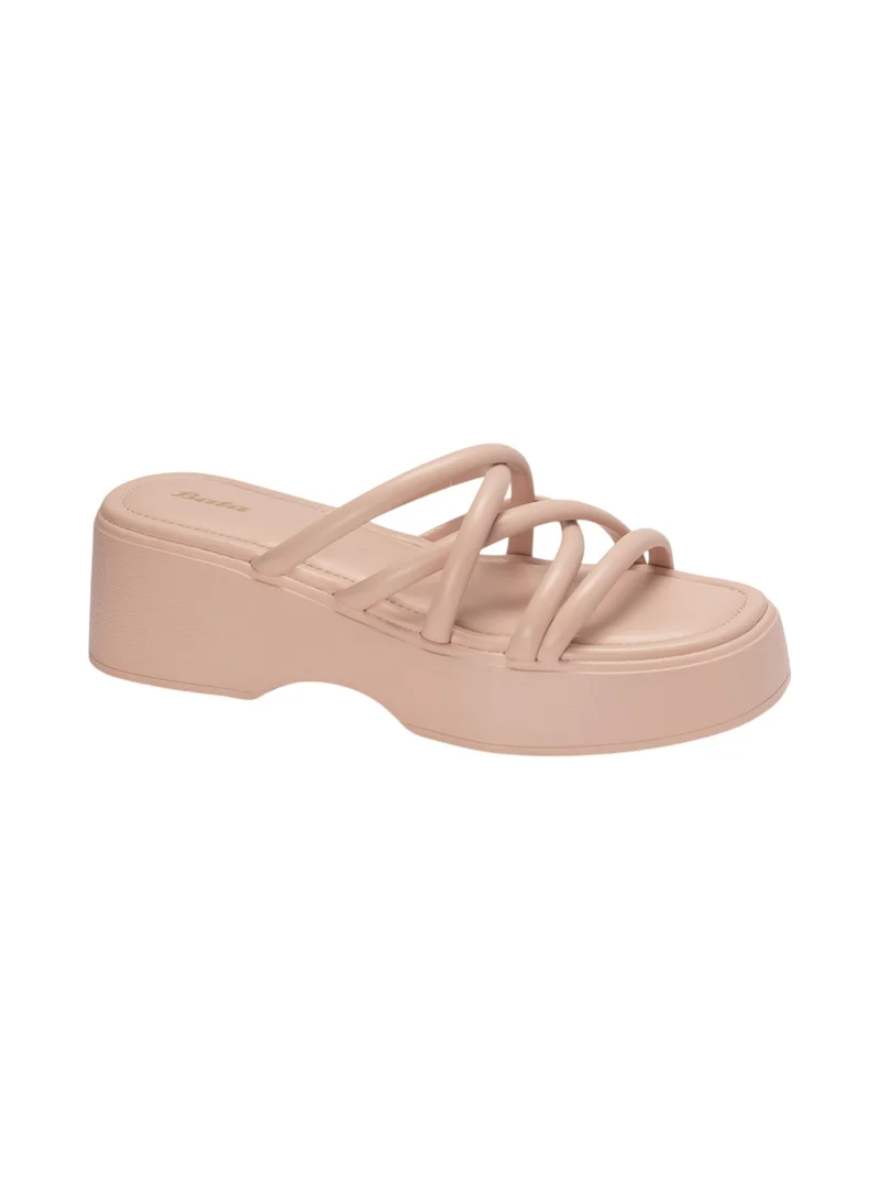 Bata Criss-Cross Platform Sandals