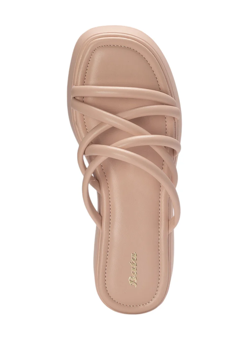 Bata Criss-Cross Platform Sandals