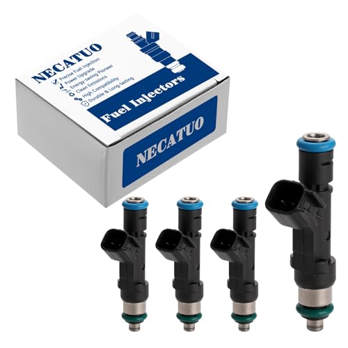 NECATUO Set of 4 Fuel Injectors Compatible with Ford Fusion 20132017 Focus 20082011 EcoSport CMax Transit Connect 20102013 Lincoln MKZ 20132016 Replaces FJ993 8S4Z9F593A CM5148 - Image 1