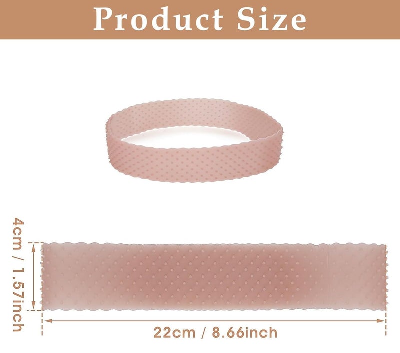 Ritzkart 1 Pc Silicone NonSlip Elastic Wig Grip Headband Designed for Secure Wig Fixing for Both Women and Men Offering Comfort and Stability for AllDay Wear Peach - Image 3