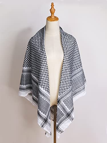HOMELEX Keffiyeh Arab Head Scarf for Men Sheikh Muslim Turban Saudi Dubai Headwear - Image 5