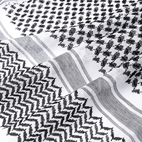 HOMELEX Keffiyeh Arab Head Scarf for Men Sheikh Muslim Turban Saudi Dubai Headwear - Image 3