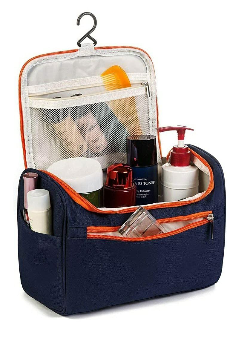 NGEL Makeup Bag Cosmetic Bag for Women Cosmetic Travel Makeup Bag Large Travel Toiletry Case for Girls Make Up Bag Brush Bags Reusable Toiletry Kit - Colour Many Vary - Image 1