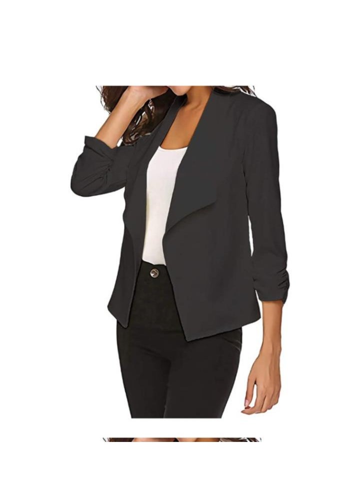 KUYING - Long Sleeved Simple Thin Women's Small Suit - Image 1
