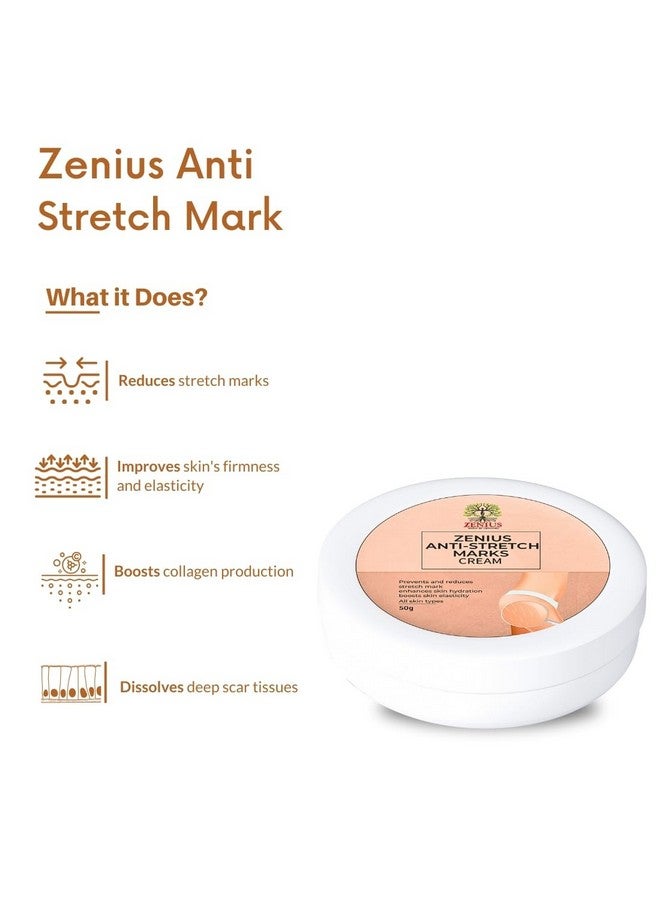 Zenius Stretch Mark Removal Cream For Women, Stretch Mark Cream For Pregnancy, Stretch Mark Cream During Pregnancy, Stretch Mark Removal Ceam After Pregnancy - 50g - Image 5