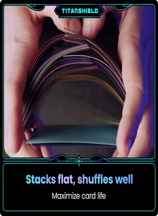 TitanShield (150 Sleeves/Ember Orange) Standard Size Board Game Trading Card Sleeves Deck Protector for MTG, Dropmix - Image 5