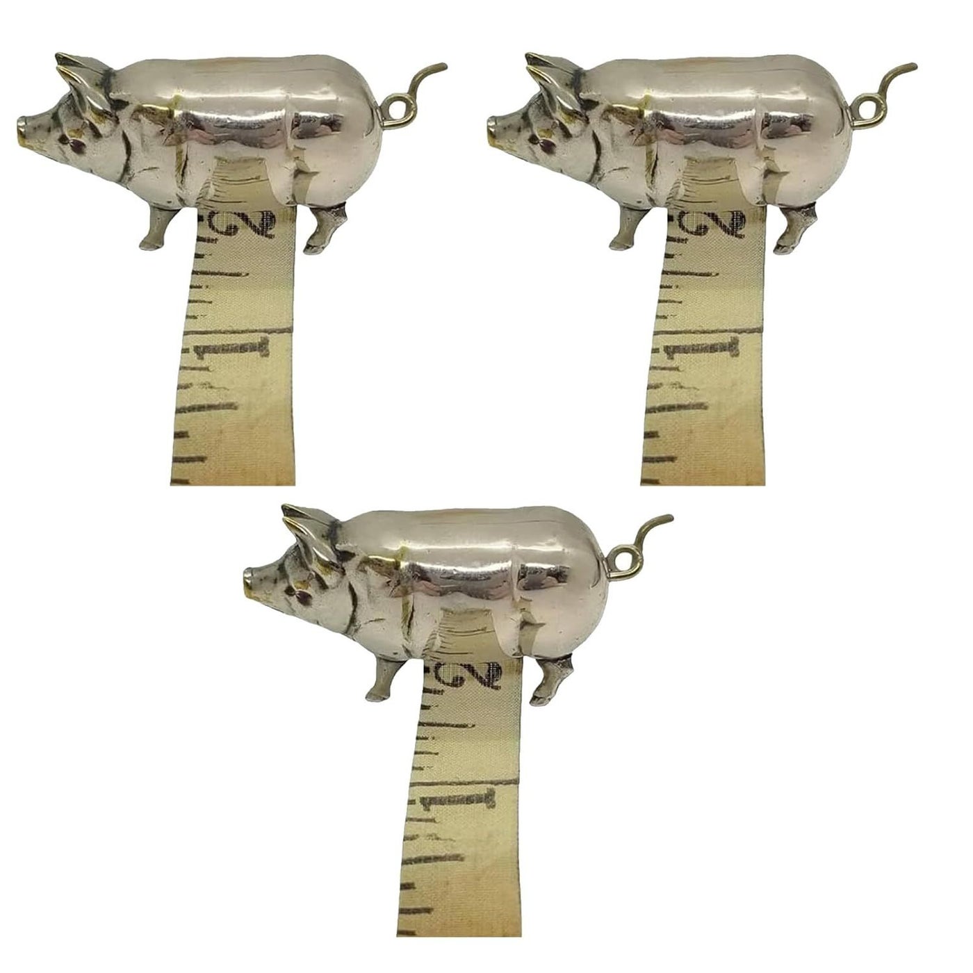 3pcs Metal Case Tape Measure With Clear Marking For Woodworking Professional And DIY Use