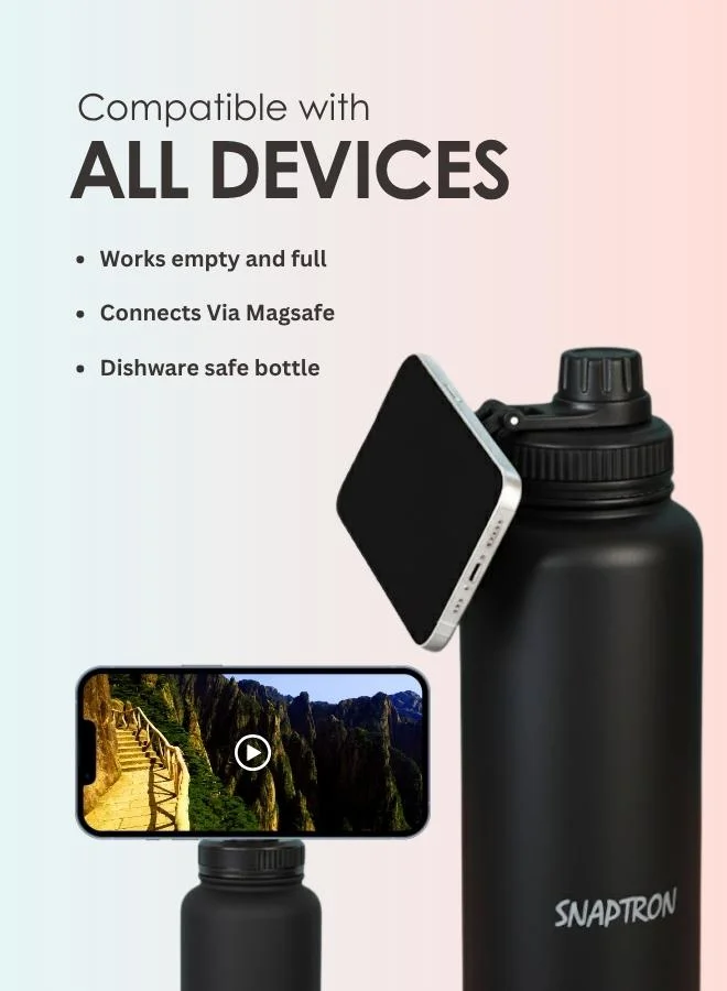 Casa Quesera  SNAPTRON® Wide mouth 1000ml Insulated Sports Water Bottle – Large Capacity, Portable, Leakproof with Anti-Slip Bottom  | Best Price UAE