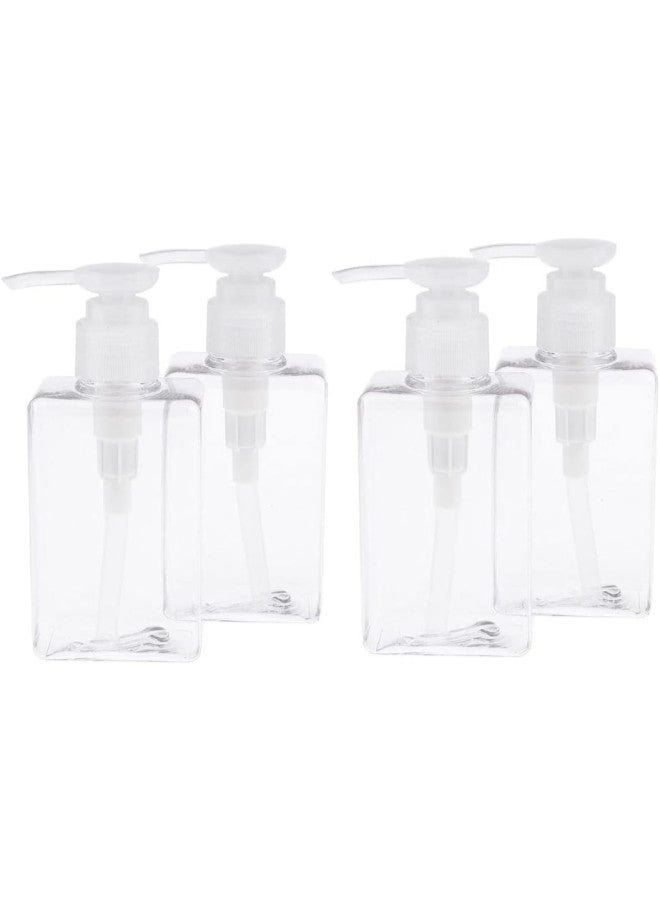 4pcs 150ml Refillable Vacuum Pump Bottle Vacuum Travel Pump Dispenser for  - Image 1