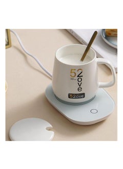 ARTC Electric Ceramic Coffee Cup And Mug Warmer With USB Port Connect Saucer And Heater 18W White - pzsku/Z40CDC3FDB48E88ECFED1Z/45/_/1655109198/b4fdd98d-d9fd-4449-976b-73f485cac9ab