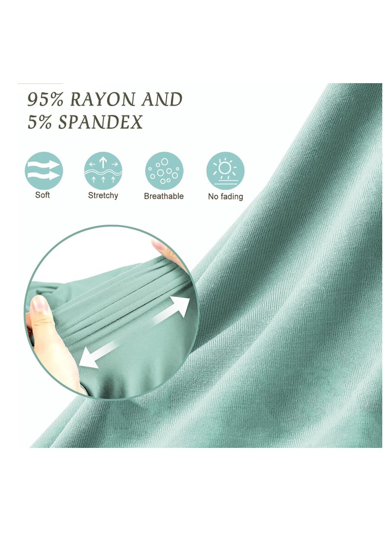 Newborn Swaddle and Headband Set Jersey Cotton Swaddle Hat Set Receiving Blanket for Baby Boy Girl  - Image 2