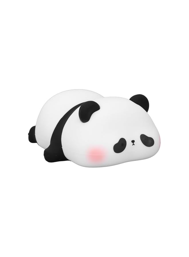 The Bros Cute Panda Night Light, LED Lamp with 3 Brightness Levels, 1200mah Silicone Material, Great Gift, Rechargeable Cute Lamp, Portable Baby Night Light for Kids Girls Cute Gifts - Image 2