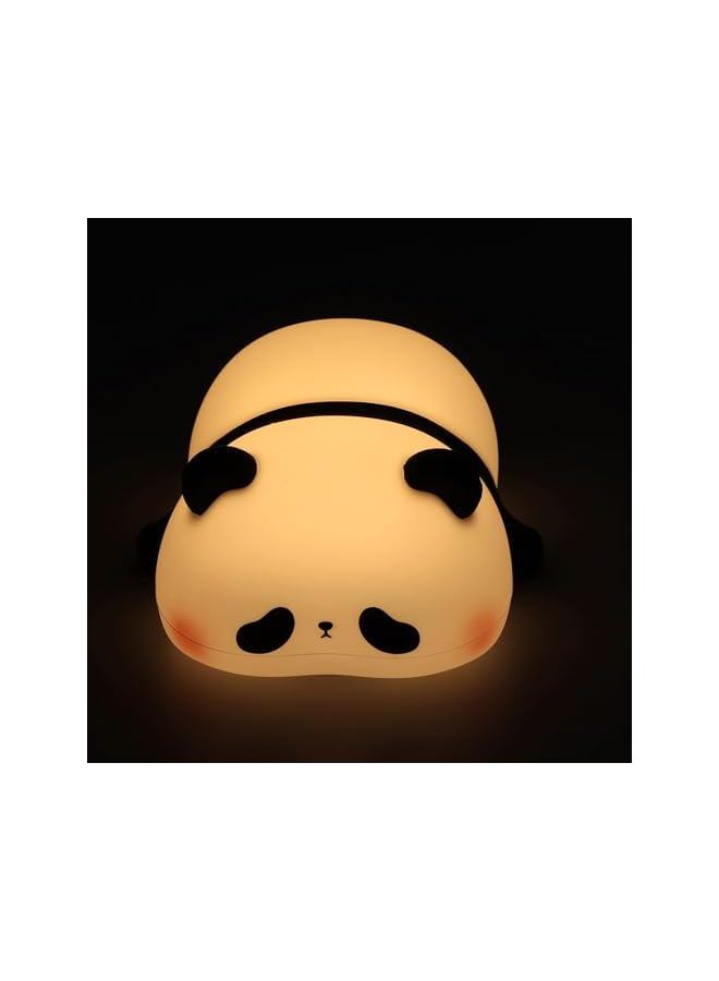 The Bros Cute Panda Night Light, LED Lamp with 3 Brightness Levels, 1200mah Silicone Material, Great Gift, Rechargeable Cute Lamp, Portable Baby Night Light for Kids Girls Cute Gifts - Image 4