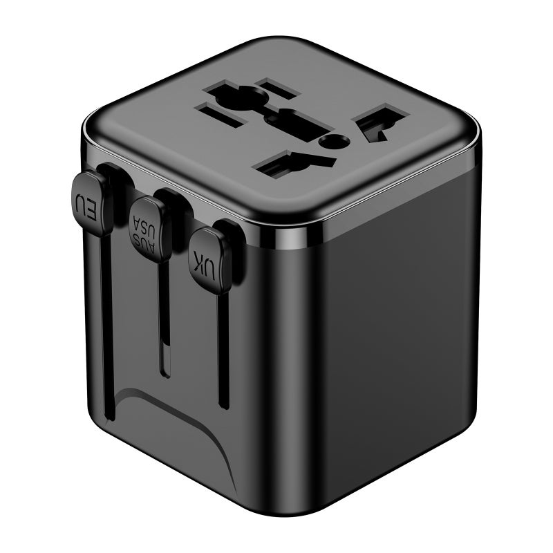 New Smart Recognition Output Converter Plug with 3 USB + TYPE-C for International Travel, Business, and Study Abroad