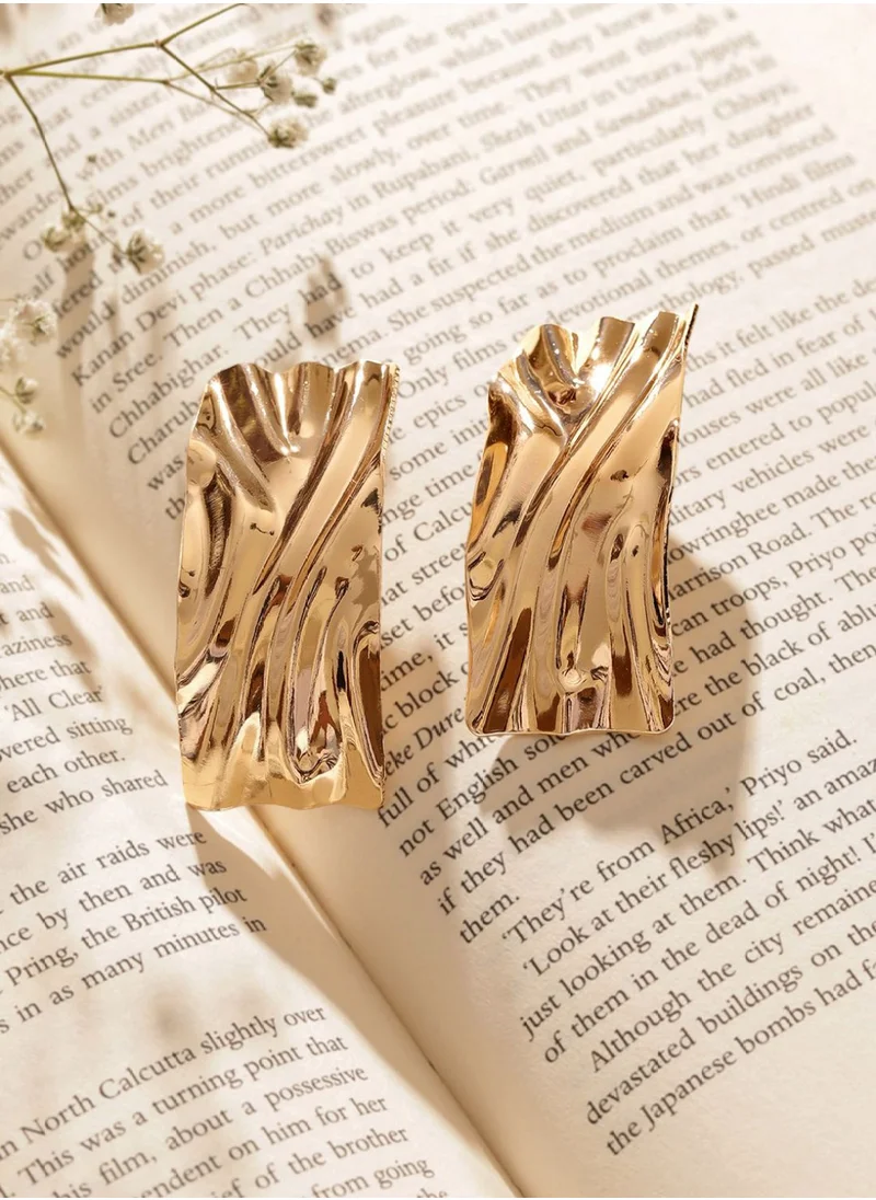 برياسي Elegance Fancy Geometrical Plated Studs