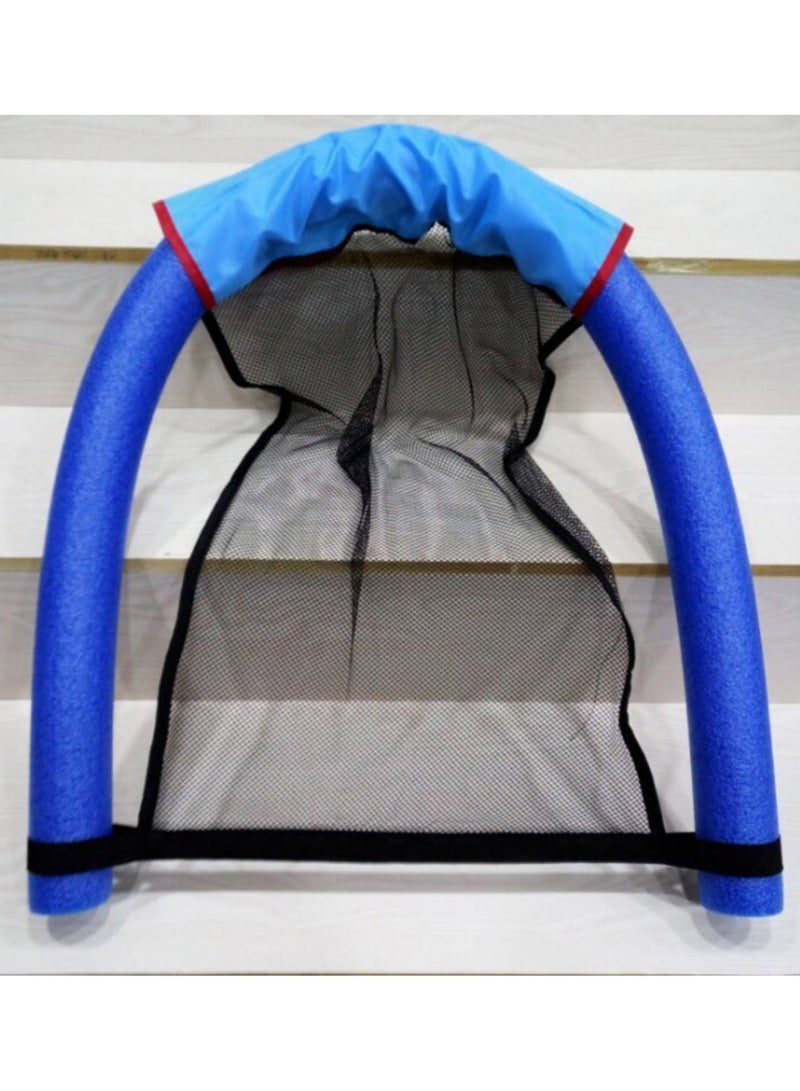 1PCS Inflatable Pool Floating Chair Swim Seat Water Bed with Solid Stick for Adults Bright Color Swimming Ring  Boat Toy Novelty Pool Noodle Lounge for Learning to Swim - Image 3