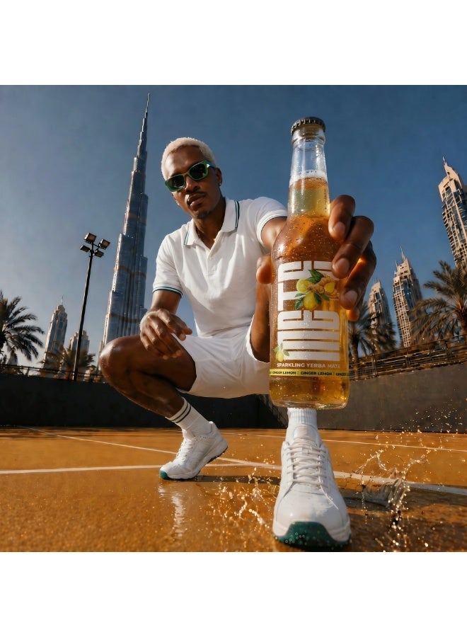 METE Sparkling Yerba Mate - Ginger Flavor - Pack - 4 x 330ml - Natural Caffeine Drink - Antioxidants - No Preservatives - UAE - Image 5
