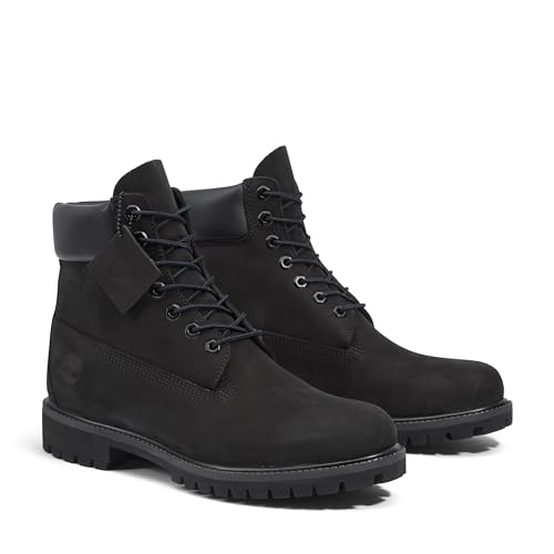 Timberland بوت تيمبرلاند للرجال بارتفاع 6 بوصات مقاوم للماء، أسود - جديد 2024، 11.5 متوسط - Image 5