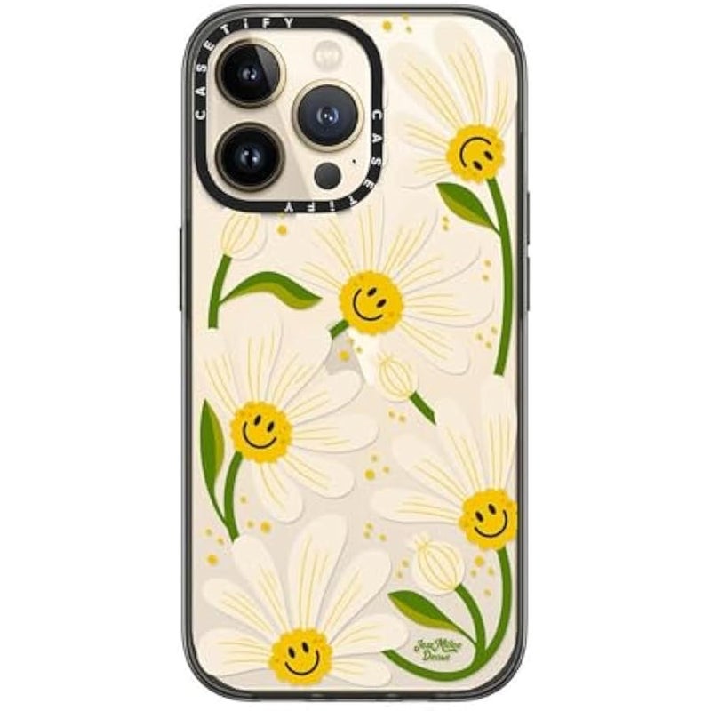 Casetify iPhone 13 Pro Compact Case 【2x Military Grade Drop Test/4ft Drop Protection】 - 90s Daisy - Black - Image 5