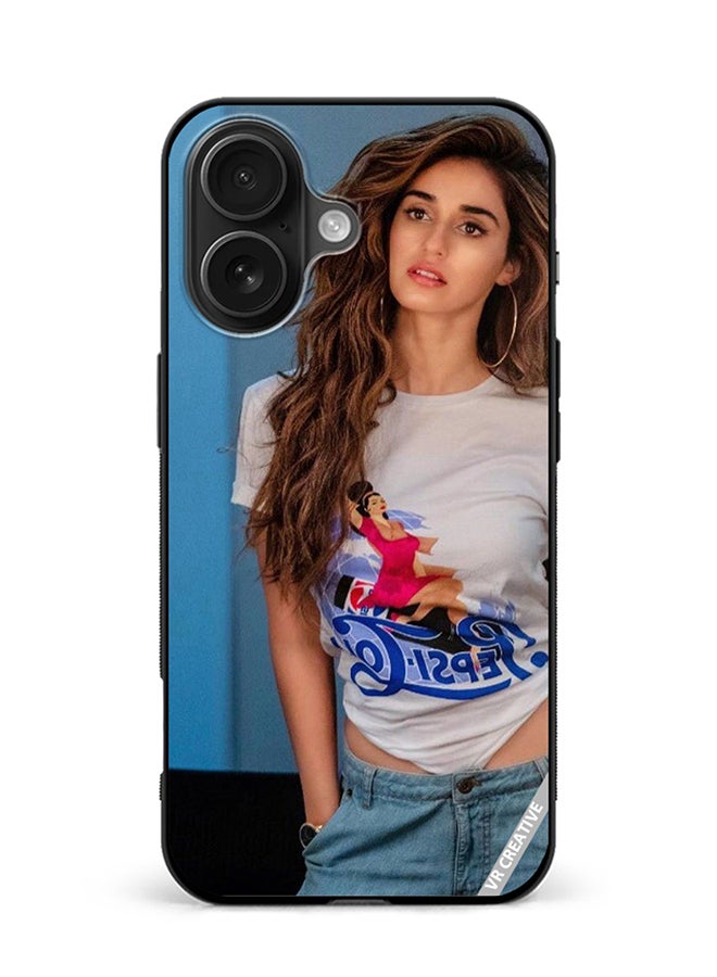 VR CREATIVE Protective Case Cover For Apple iPhone 16 Bollywood Actress Disha Pattani Design Multicolour