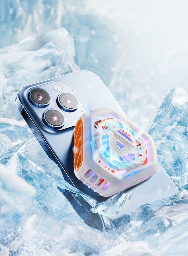 Loquat Mobile Phone Radiator,Lightweight Mobile Phone Cooling Fan, Compact in Design and Easy to Carry  - Image 1
