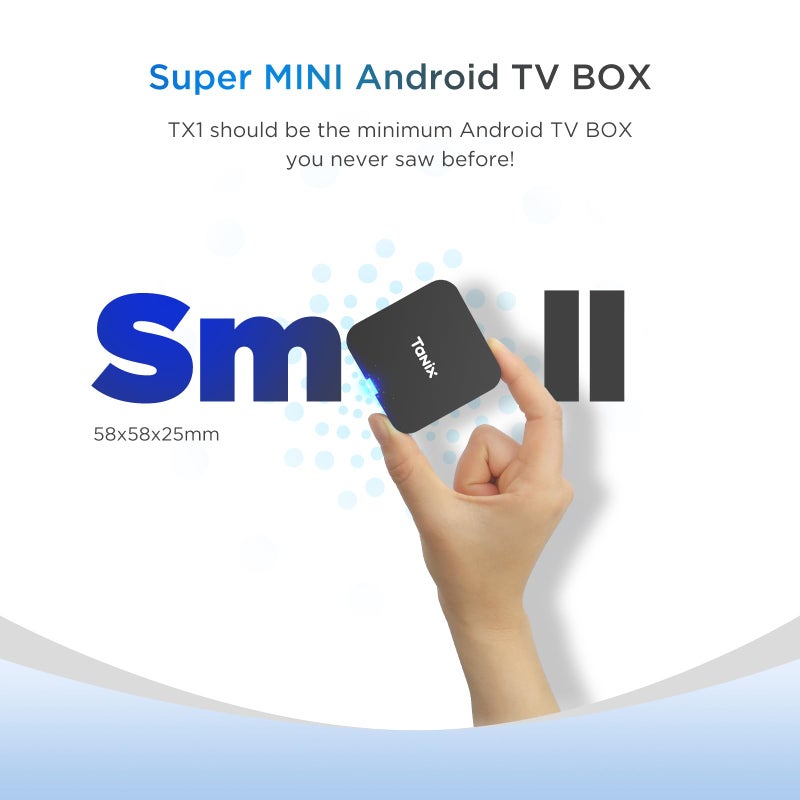 SOLARAE Android TV Box 10.0 Streaming Media Player, H313 Quad Core 4K Smart TV Box with 2GB RAM 16GB ROM, 2.4G WiFi, HDMI, USB 2.0, AV, Compact Mini Set Top Box for Home Entertainment - Image 3