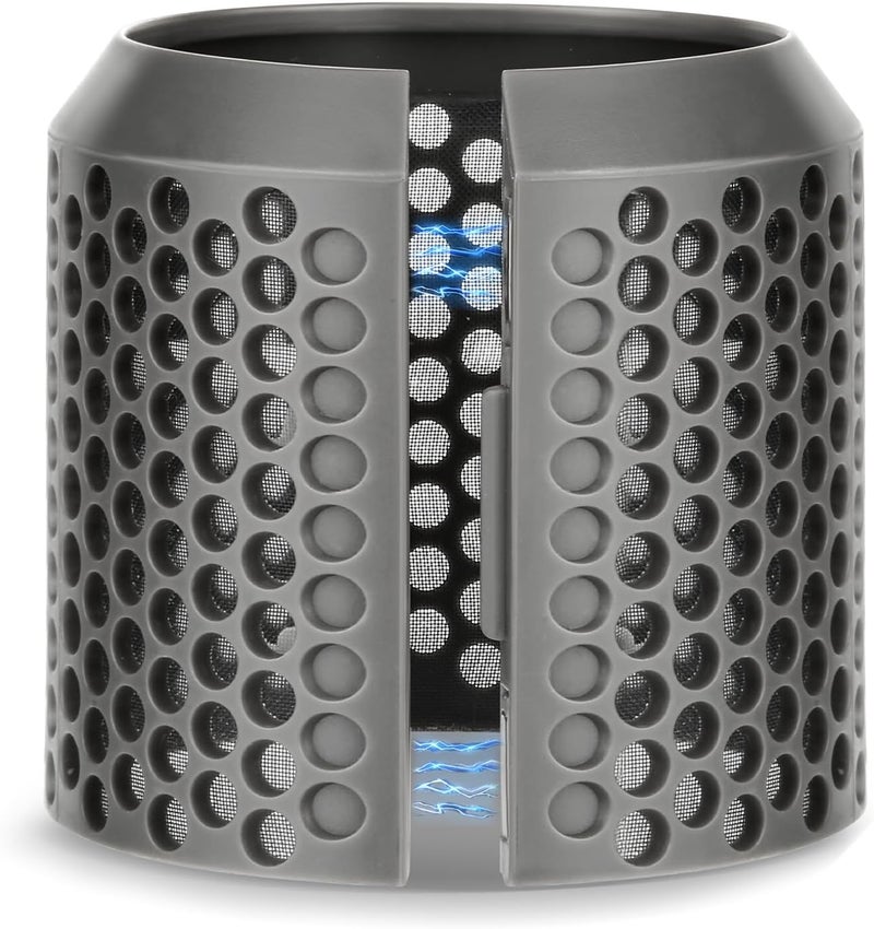 ZEPHBLOW Outer Filter Cover Replacement for Dyson Airwrap Hair Styler HS01 HS05 Models, Strainer Magnetic Cage Curling Iron Mesh Parts, Gray - Image 1