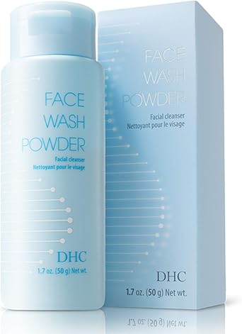DHC Face Wash Powder Facial Cleanser Exfoliating Moisturising Colorant and Fragrance Free Vegan Travel Friendly Botanical 50g - Image 2