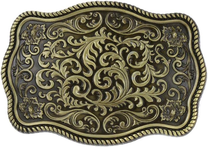 KDG Western Cowboy Belt Buckles Men Vintage Novelty Large Handmade Belt Buckle… - Image 1