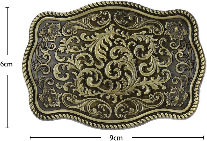KDG Western Cowboy Belt Buckles Men Vintage Novelty Large Handmade Belt Buckle… - Image 4