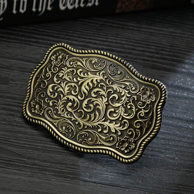KDG Western Cowboy Belt Buckles Men Vintage Novelty Large Handmade Belt Buckle… - Image 3