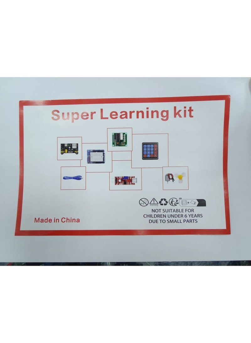 Complete Arduino Starter Kit with Sensors, Modules, Breadboard, Jumper Wires, LEDs & Components – Ideal for DIY Projects & Electronics Learning - Image 4