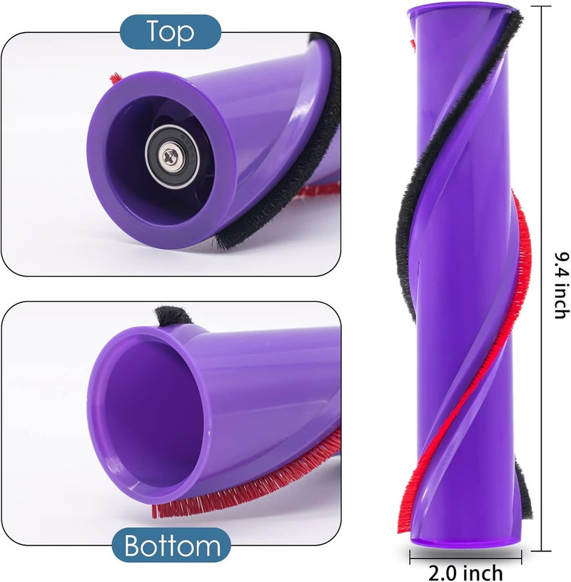 Coodss Brush Roller Compatible with Dyson V10 SV12 Vacuum Cleaner 35W 50W Direct Drive Cleaner, Brushbar Roller Brush Replacement, Compared to Parts 969569-01 - Image 2