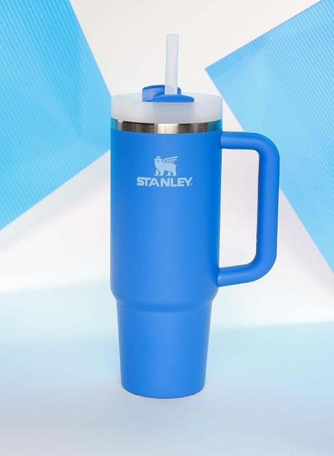Stanley Quencher H2.0 FlowState 40 oz Tumbler: Stainless Steel Vacuum Insulated Water Bottle with Lid & Straw | Leak-Resistant, Dishwasher Safe, Eco-Friendly – Perfect for Coffee, Iced Tea & Smoothies  - Image 1