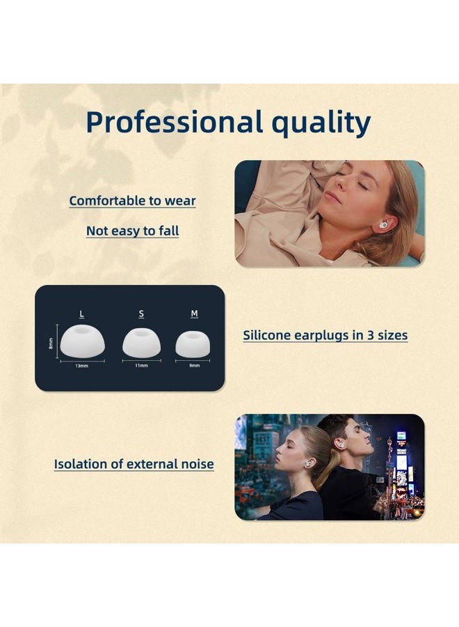 SoundMAGIC T60BT True Wireless Earphones in Ear Bluetooth Headphones with Microphone HiFi Stereo Sports Earbuds Waterproof White - Image 4