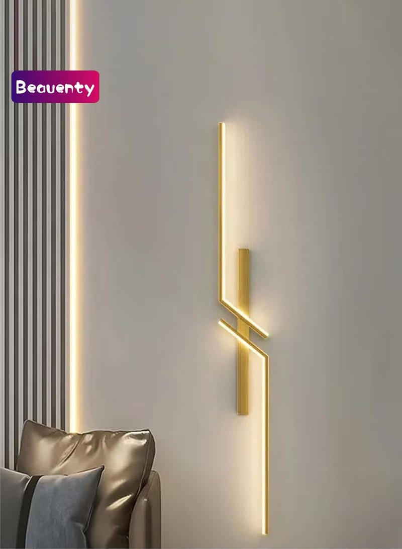 Beauenty （60CM，Three color temperatures）Modern Creative Strip Led Wall Lamp Minimalist Bedroom Bedside Wall Sconce Led Lights Living Room TV Sofa Background Wall Lamp - Image 1