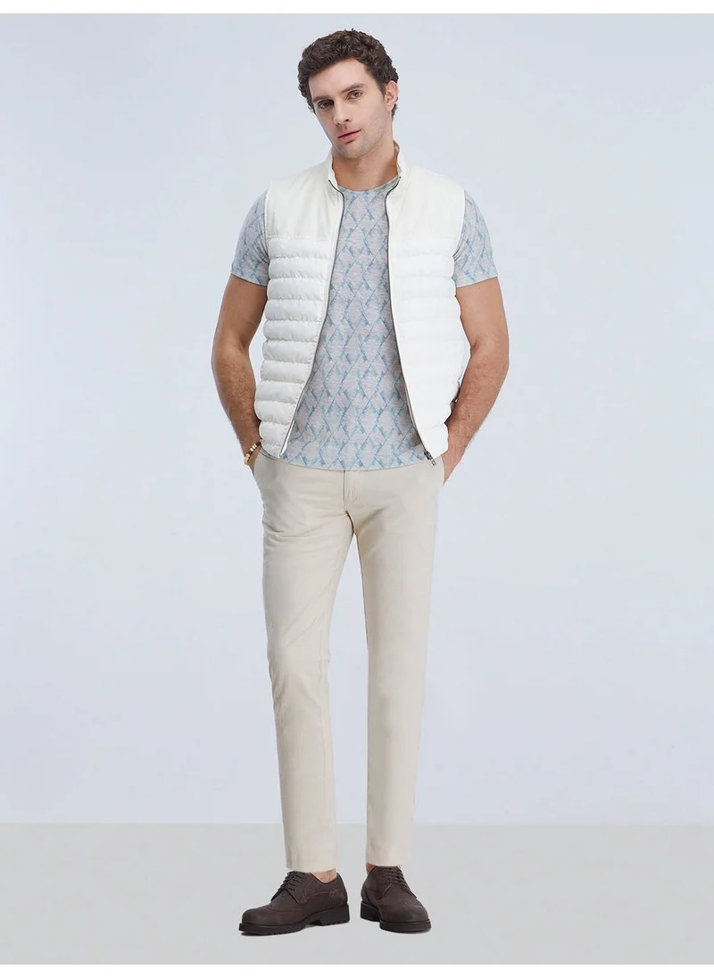 Kip Ecru Woven Sports Vest