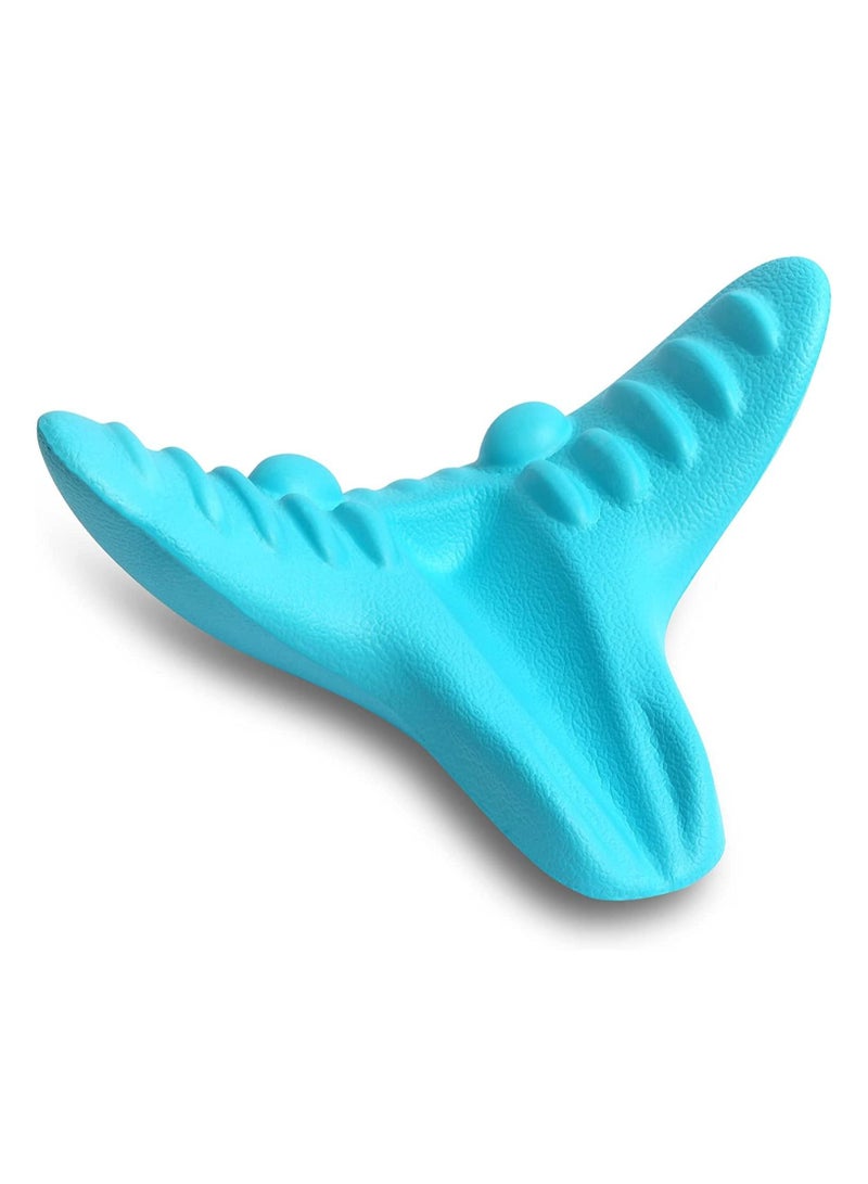 DubaiGallery Neck and Shoulder Relaxer, Cervical Traction for Neck Pain Relief, Cervical Traction Device for TMJ Pain Relief and Cervical Spine Alignment, Chiropractic Pillow Neck Stretcher - Image 3