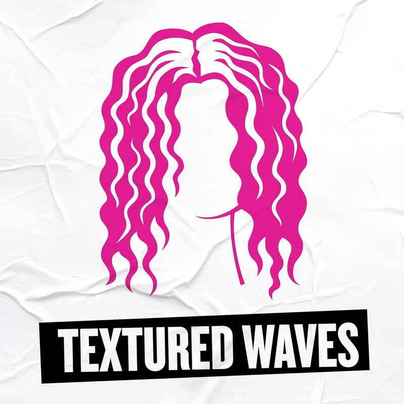 BED HEAD Rock N' Waver Digital Tapered Curling Wand | Natural-Looking, Textured Waves, (3/4-1 in) - Image 2
