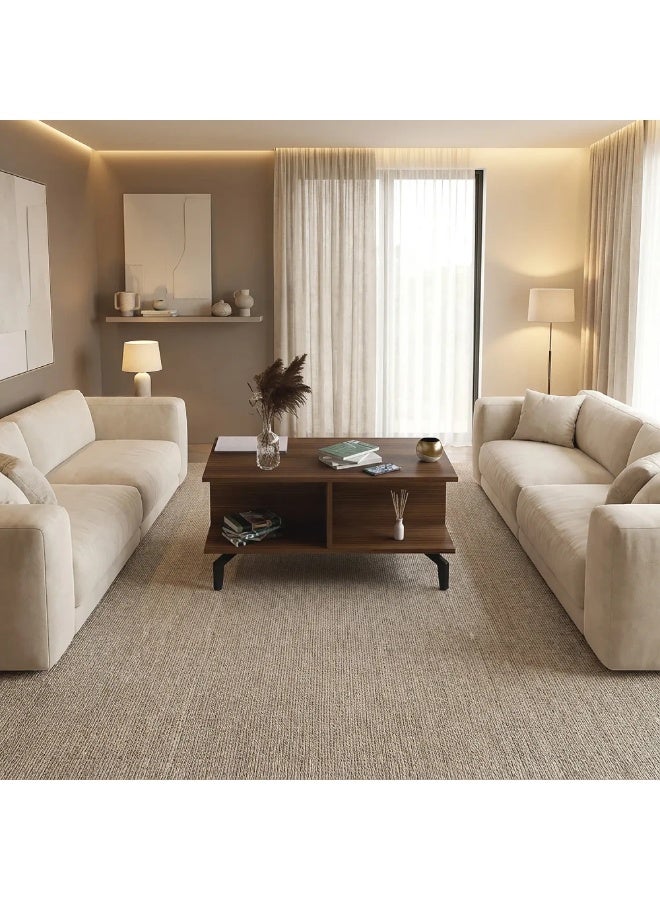 ستايلش هوم طاولة وسط قهوة بني - CT21 - Image 3