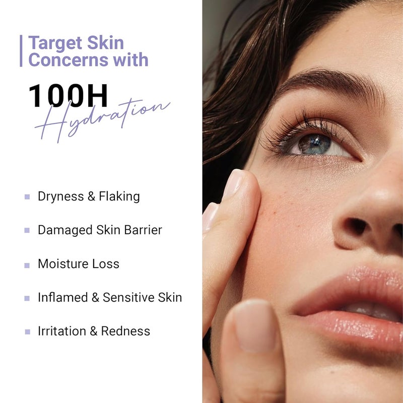SEREKO Hydra Creme Ceramide Moisturizer Skin Barrier Repair Cream Long Lasting Hydration Up To 100 Hours Locks Moisture With Peptide Lightweight Gel Formula All Skin Types For Men  Women 50ml - Image 3