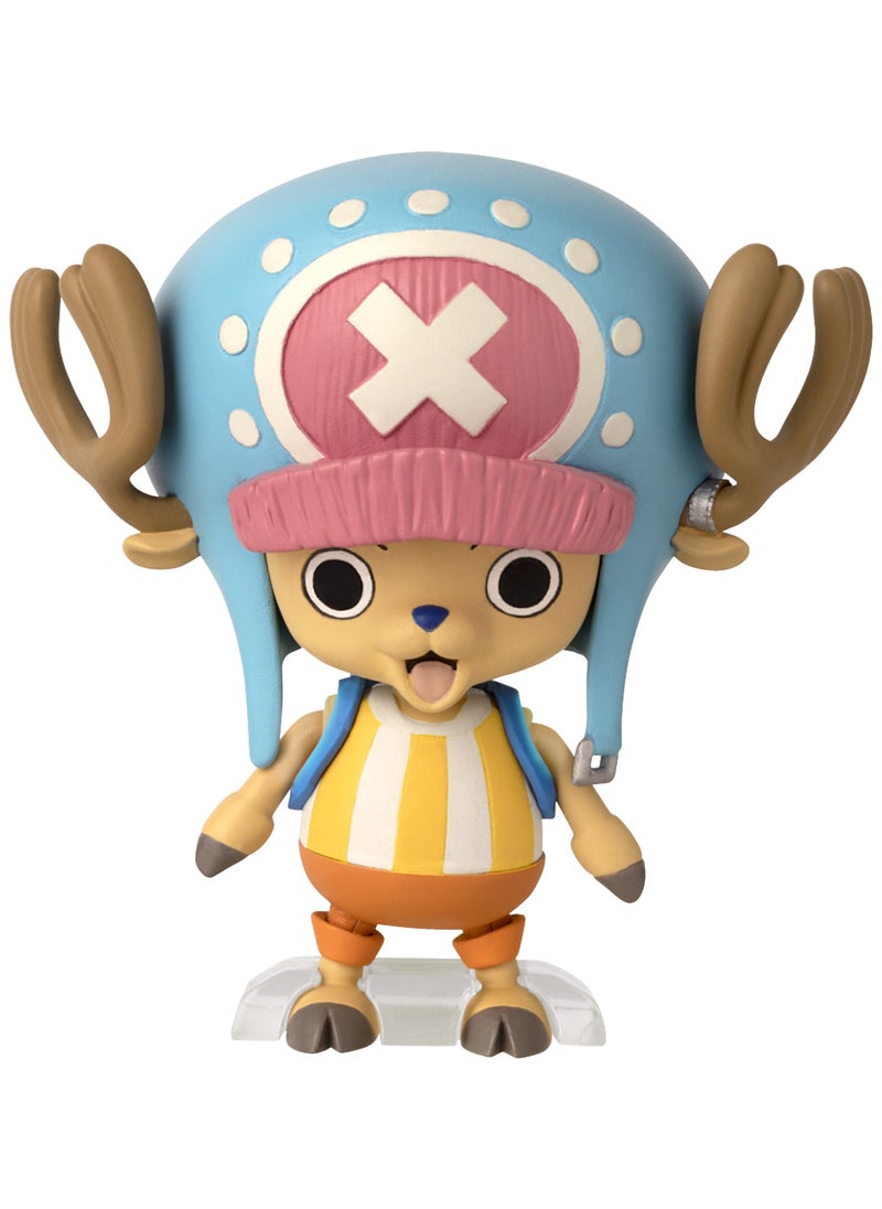 Bandai - Anime Heroes One Piece Tony Tony Chopper 4-Inches | Collectible Action Figure | Interchangeable Faces & Hands | Perfect Gift for Collectors, Manga & Anime Lovers! - Image 1