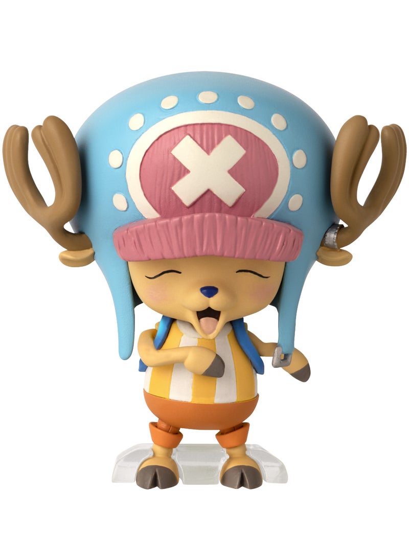 Bandai - Anime Heroes One Piece Tony Tony Chopper 4-Inches | Collectible Action Figure | Interchangeable Faces & Hands | Perfect Gift for Collectors, Manga & Anime Lovers! - Image 1