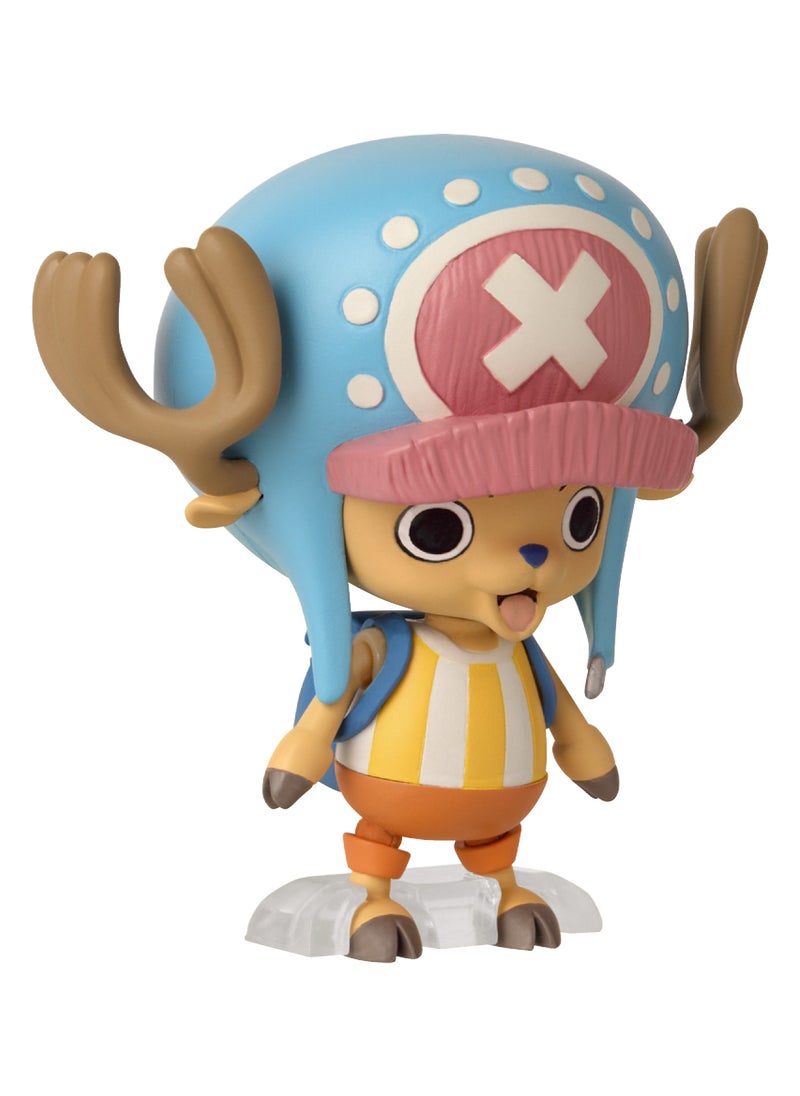 Bandai - Anime Heroes One Piece Tony Tony Chopper 4-Inches | Collectible Action Figure | Interchangeable Faces & Hands | Perfect Gift for Collectors, Manga & Anime Lovers! - Image 1