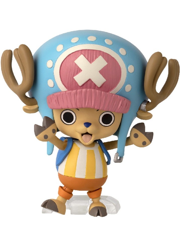 Bandai - Anime Heroes One Piece Tony Tony Chopper 4-Inches | Collectible Action Figure | Interchangeable Faces & Hands | Perfect Gift for Collectors, Manga & Anime Lovers! - Image 1