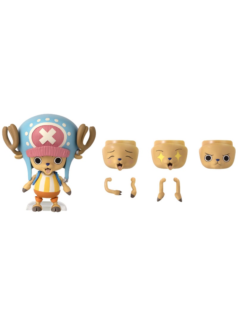 Bandai - Anime Heroes One Piece Tony Tony Chopper 4-Inches | Collectible Action Figure | Interchangeable Faces & Hands | Perfect Gift for Collectors, Manga & Anime Lovers! - Image 1