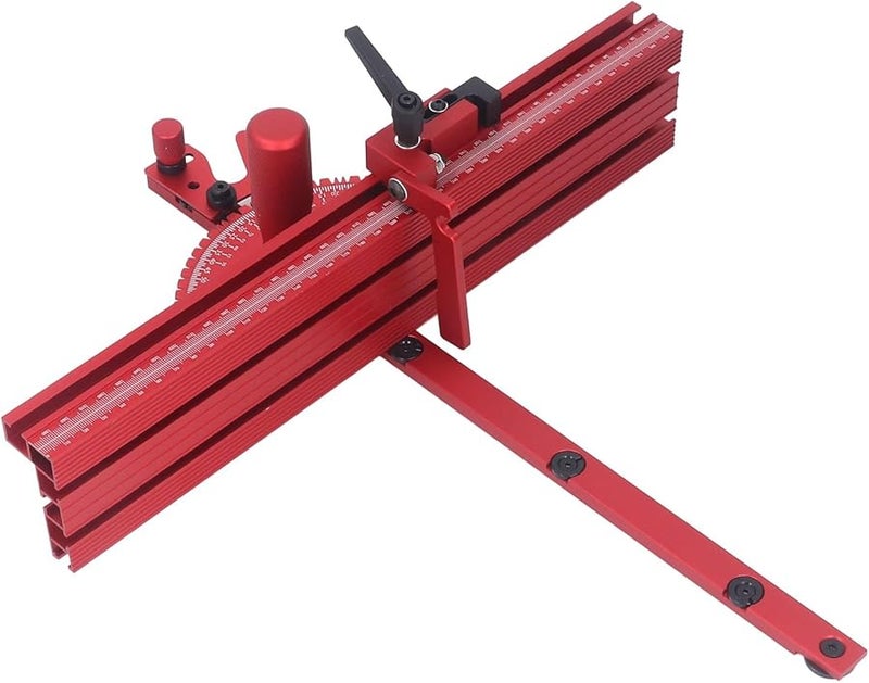 Precision Table Saw Miter Gauge System With Limit Stop And Fence Accessory - Image 4