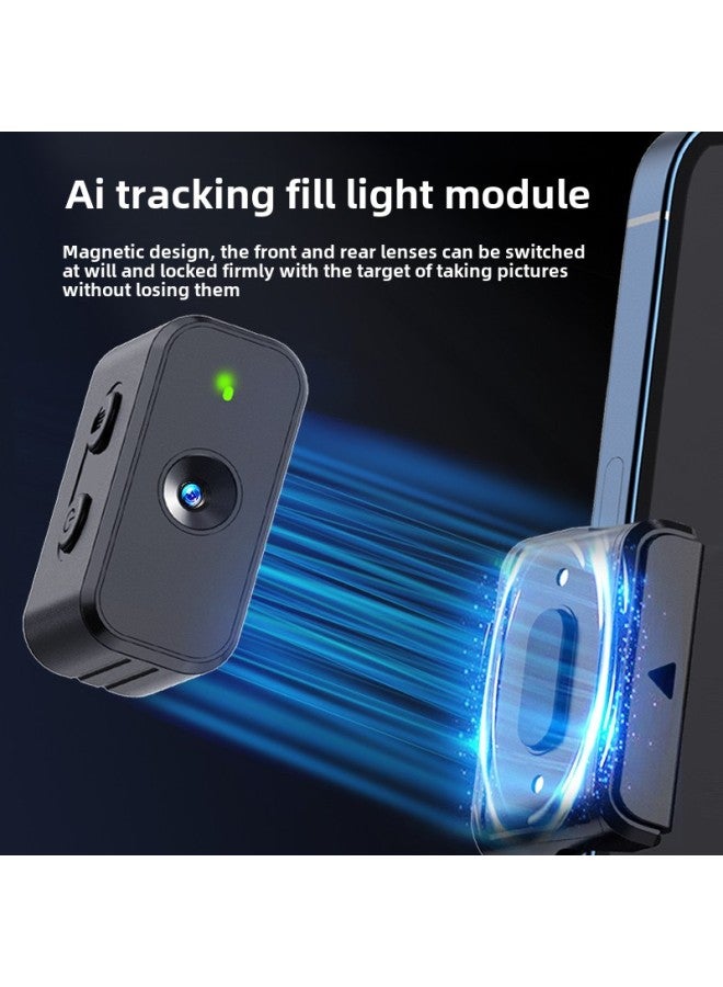 M02 Mobile Phone Gimbal Orthogonal Three-axis Stabilizer Intelligent Face Tracking Anti-shake Photography Live Tripod-Color:[top Version] Orthopedic Three-axis Gimbal Stabilizer + Magnetic Fill Light + Ai Tracking Module - Image 4